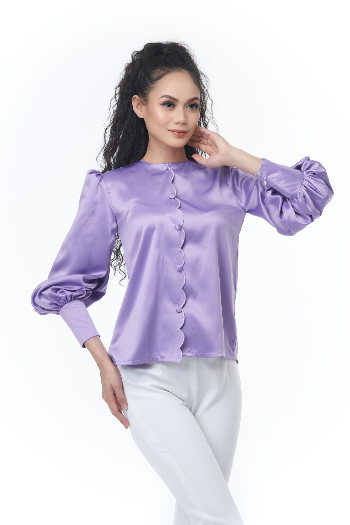 Madeleine in Heather | Mekkembang - Cotton Fashion Exclusive Boutique