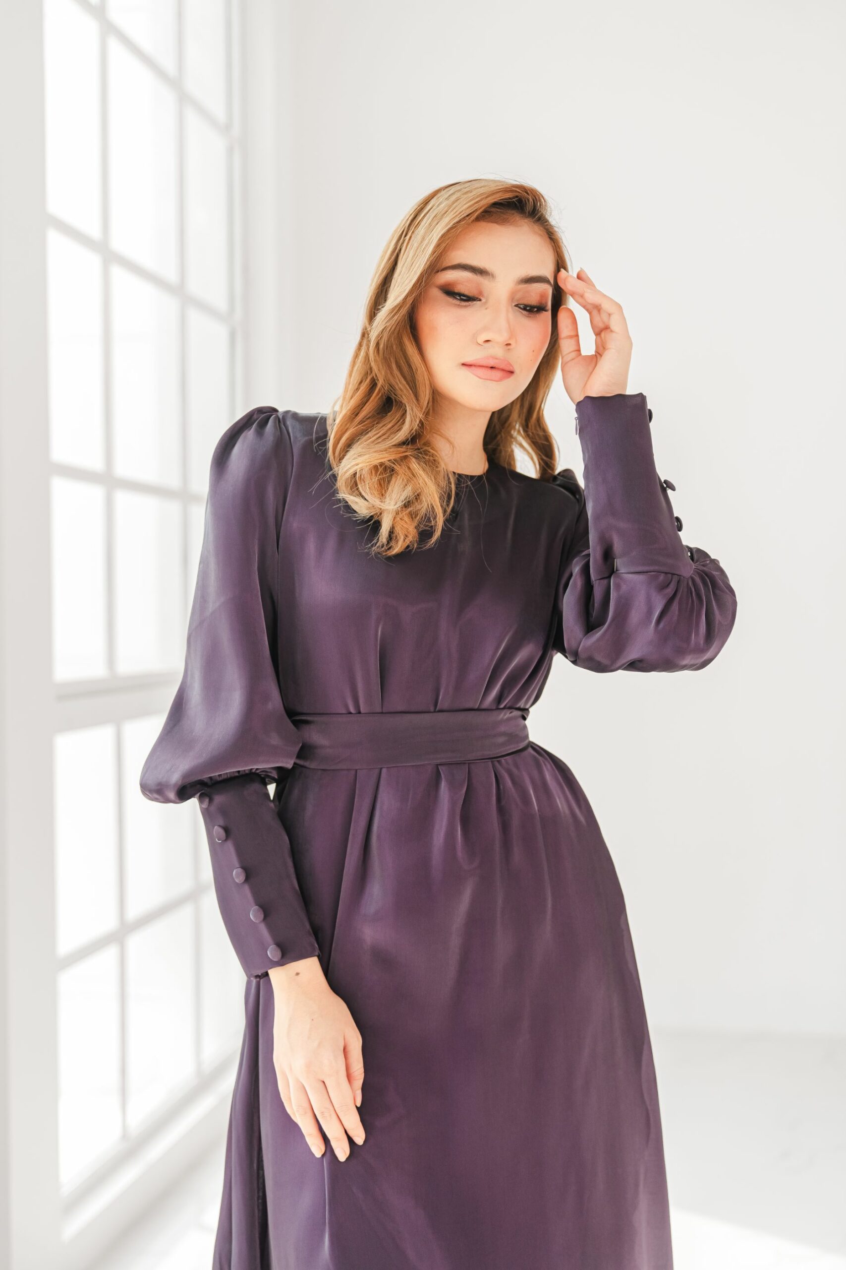 Yusra in Purple | Mekkembang - Cotton Fashion Exclusive Boutique